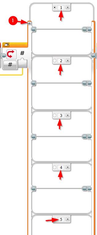 Lego Mindstorms EV3 Software - Touch Sensor Random Face - Step 5